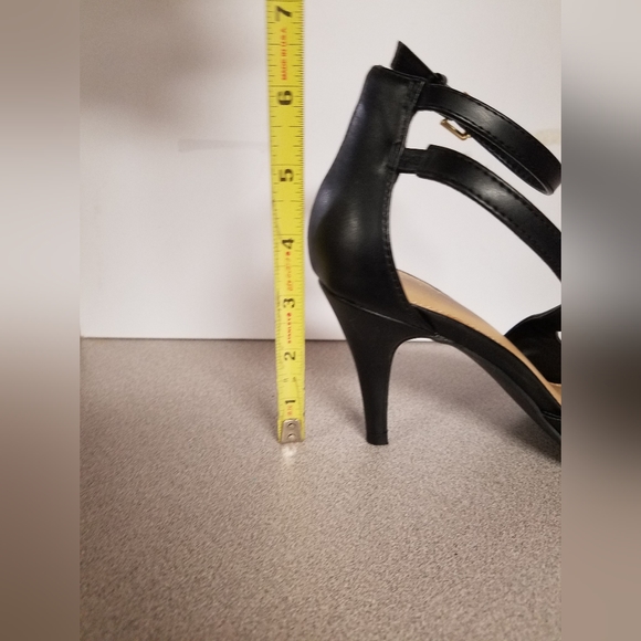 Like New Apt. 9 Black Strappy Heels, Size 5.5 - Picture 8 of 8